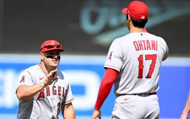 【MLB】トラウト、大谷翔平の決勝打を絶賛「期待に応えた」　“トラウタニ弾”に笑顔「いい気分」