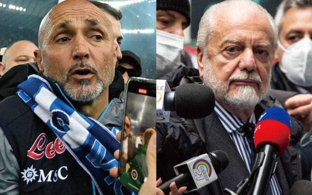 王者ナポリの内輪揉め…指揮官が契約更新を拒否、名物会長との冷戦続く