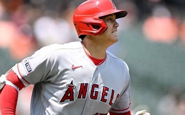 「速すぎるよ…」一塁まで4秒台！ 大谷翔平の“快速”を目の当たりにした敵野手は脱帽「オオタニは呆れるぐらい速い」