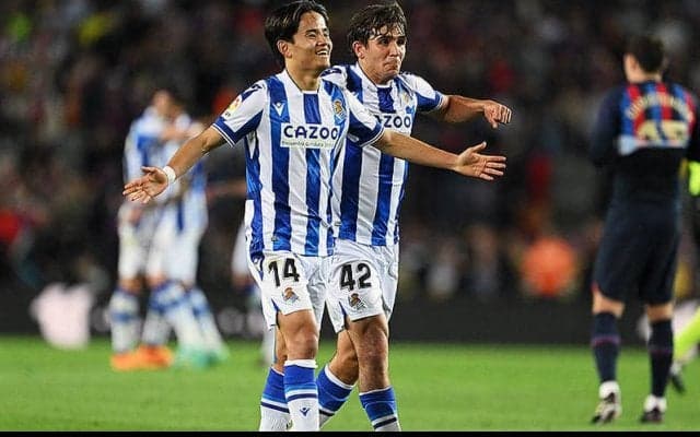 久保途中出場で2点目演出のソシエダが24連敗中の鬼門で会心の勝利！　優勝決定後初戦のバルセロナは今季ホーム初黒星に《ラ・リーガ》