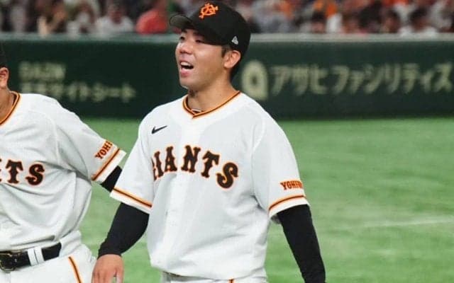 巨人・松井颯が5回無失点で降板　育成出身ルーキーで球団史上初“初登板勝利”の権利