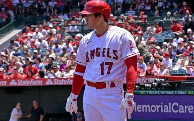 【MLB】大谷翔平、勝ち越し機で申告敬遠　本拠地ブーイング…5回まで1失点好投