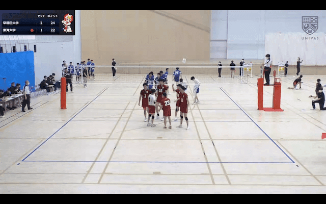 関東大学バレーボール連盟 男子1部春季リーグ戦 Aコート【見逃し配信】