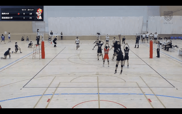 関東大学バレーボール連盟 男子1部春季リーグ戦 Bコート【見逃し配信】