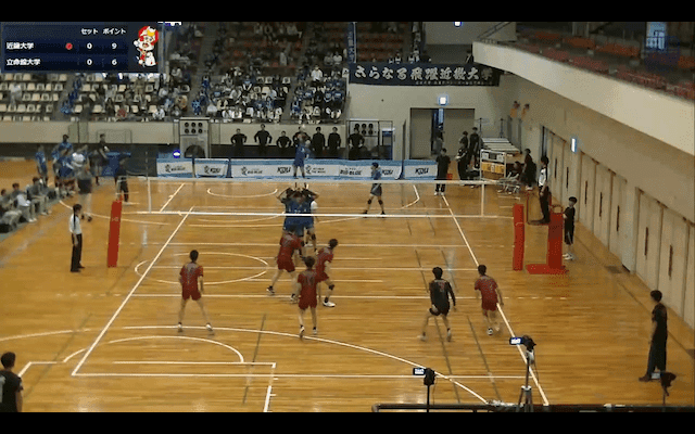 関西大学バレーボール連盟 男子1部春季リーグ戦 Bコート【見逃し配信】