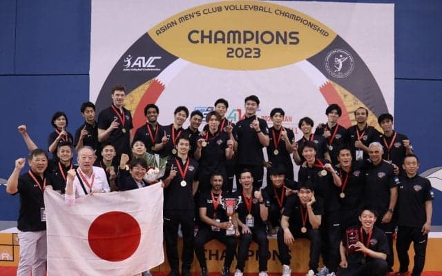 サントリー　日本勢初のアジアクラブ男子選手権制覇