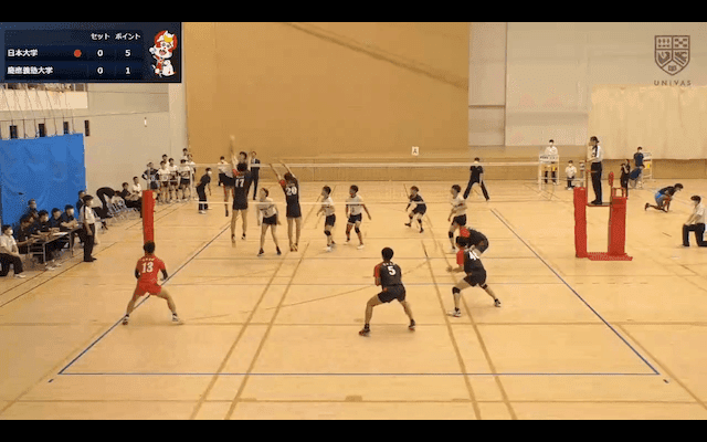 関東大学バレーボール連盟 男子1部春季リーグ戦 Aコート【見逃し配信】