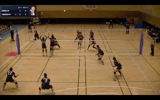 関西大学バレーボール連盟 女子1部春季リーグ戦 Bコート【見逃し配信】