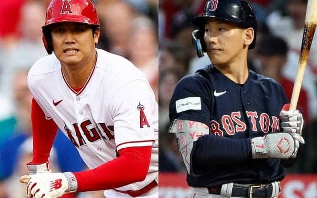 大谷翔平との“侍対決”で吉田正尚がマルチ安打！試合前の談笑シーンに米識者は「２人の仲の良さは健在だ」