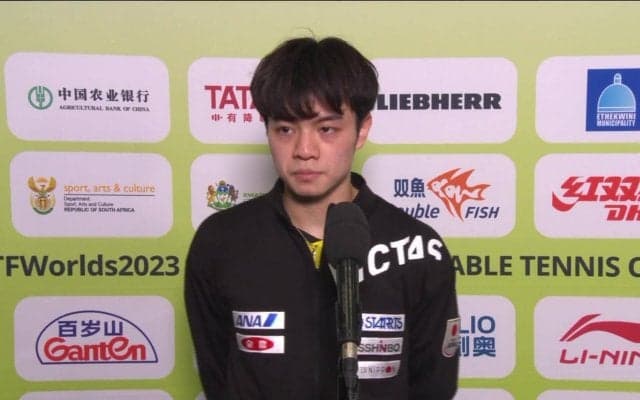 【世界卓球】宇田幸矢 はりひなペアに完敗「安定感、実力 全てが相手が上だった」
