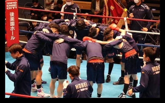 [ボクシング]リーグ初戦、法大に快勝で首位スタート！