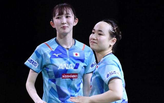 【世界卓球】みまひな、悲願の金メダルまであと3つ！ インドペア下して準々決勝進出