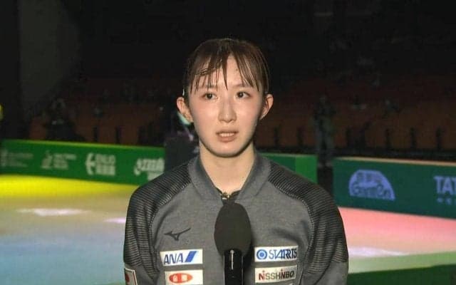 【世界卓球】早田ひな インタビュー 「一つずつ丁寧にプレーしたい」長﨑美柚との日本最強サウスポー対決を制す