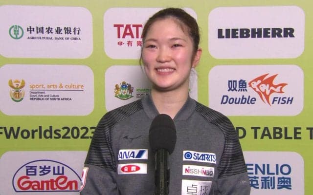 【世界卓球】木原美悠 五輪金メダリストに善戦「2ゲーム取れたことは次に繋がる」