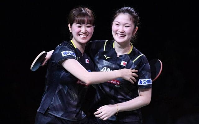 【世界卓球】Wみゆう 初のメダル確定！ 準々決勝で国際ペアをフルゲームで下す