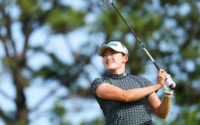 【女子ゴルフ】岩井千怜が大爆発、大会コースレコードで首位に浮上　リゾートトラスト レディス2日目