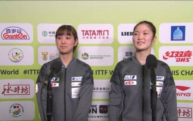 【世界卓球】長﨑美柚・木原美悠 初出場で銅メダル「次は金メダルを獲得するために2人で頑張りたい」