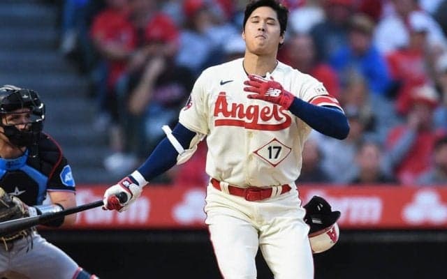 【MLB】大谷翔平、4打数無安打でエ軍連勝4でストップ　打率.275…エース候補がまた勝てず