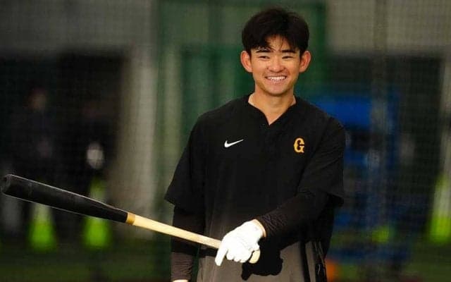 巨人が6人を入れ替え、ドラ2・萩尾匡也を登録…2軍トップの打率.361　28日の公示