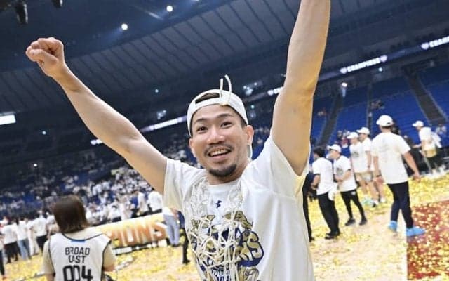7年目のBリーグで初の頂点に立った琉球の岸本隆一「やっとここまでたどり着いた」