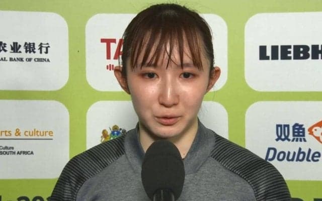 【世界卓球】早田ひな インタビュー「最後まで努力し続けたい」殊勲の銅メダル獲得