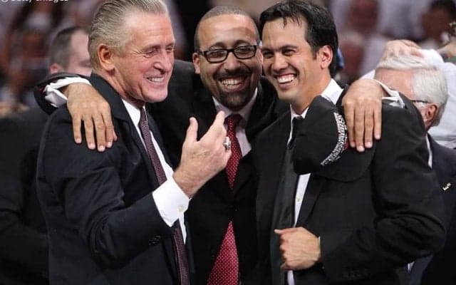 ヒートが誇るライリー球団社長、スポールストラHCという“ファイナル経験豊富”な男たち