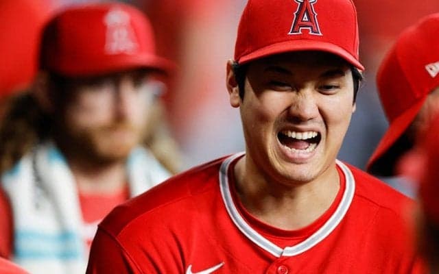 【MLB】大谷翔平の「笑い声が響いてる」　ベンチでの豪快“アッハッハ”が話題「超ご機嫌」
