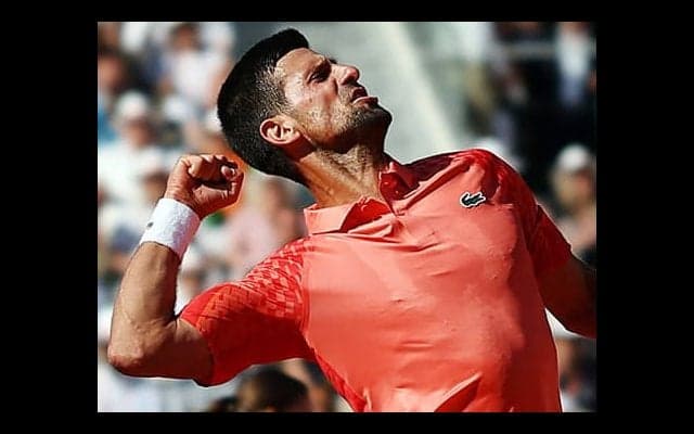  ジョコ 苦戦も全仏OP16強 