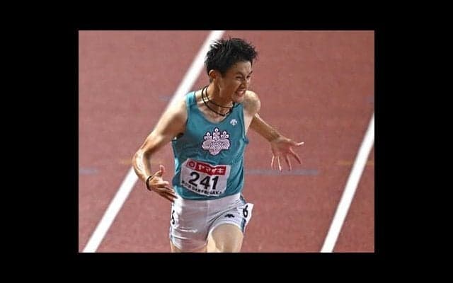 陸上男子200m優勝の型破りなスプリンター鵜澤飛羽「陸上は2025年の世界選手権東京大会までで、終わったら辞めてもいいかな」