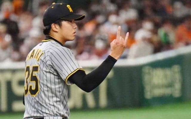 急降下の“魔球”は「ほぼ千賀やろ」　佐々木朗希に投げ勝った阪神右腕が「バケモン」