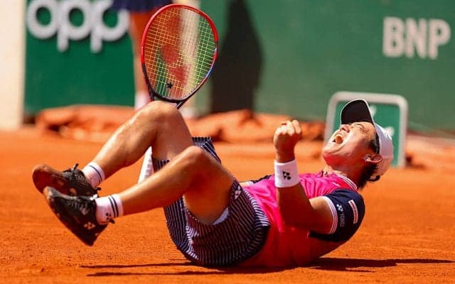 【全仏オープン】西岡良仁、ベスト16初進出の秘密　絶体絶命でも失わぬ勝利への闘争心