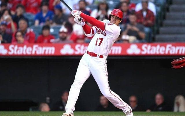 【MLB】大谷翔平、5試合連続安打となる中前打　“同級生”鈴木誠也の前で連日の快音