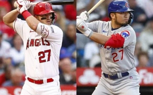 鈴木誠也、憧れの英雄と初の対面でスランプ脱出!? トラウトは「オオタニから人間的にも素晴らしいと聞いていた」と笑顔