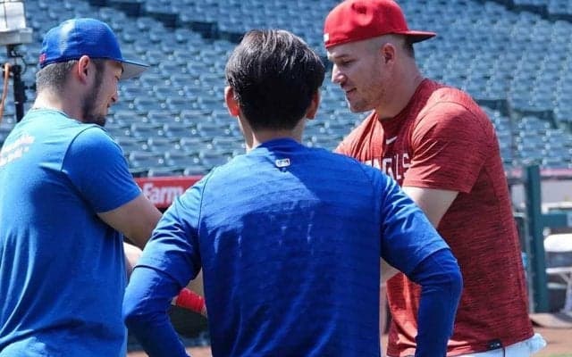 【MLB】鈴木誠也の“初対面”に日米感動　トラウトの粋なサプライズが「リスペクト感じる」