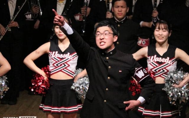 新歓の夜は新歓ステージ！　１時間以上にわたり応援部の魅力を届けた