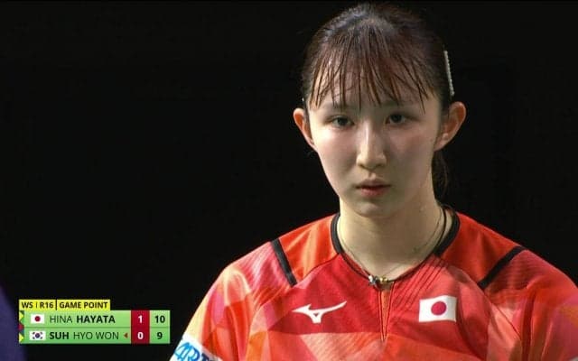 【世界卓球】女子シングルス4回戦 早田ひな vs ソ・ヒョウォン［日本語実況解説］