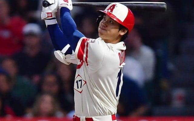 【MLB】大谷翔平、8試合連続安打　低めを拾う技あり右前打…6月入って絶好調、止まらぬ快音