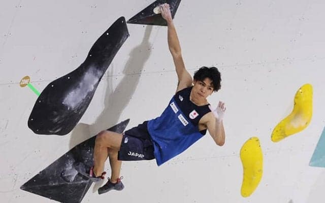 楢崎智亜が男子予選を首位タイで通過　グループBで唯一全完登【ボルダーW杯2023 第1戦八王子大会】