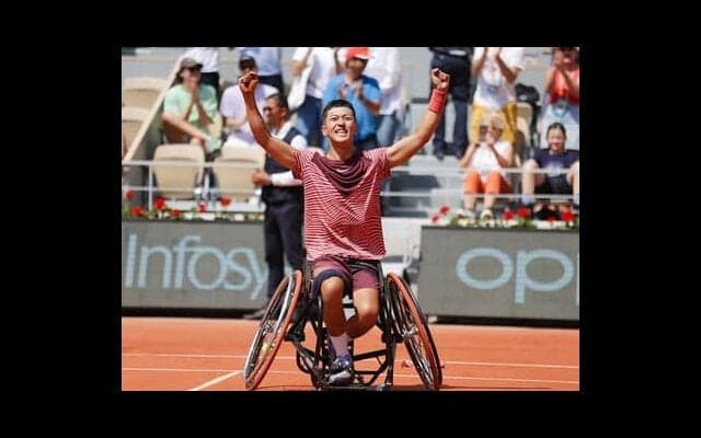 車いすテニスの新時代を紡ぐ17歳　小田凱人が全仏を制しグランドスラム初優勝「自分がさらに大きいスポーツにしていきたい」