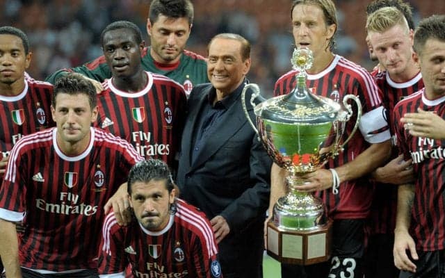 「深い悲しみに…」栄光の日々を送ったミランが急逝したベルルスコーニ元会長を追悼「ありがとう、会長。永遠に、我々と共に」