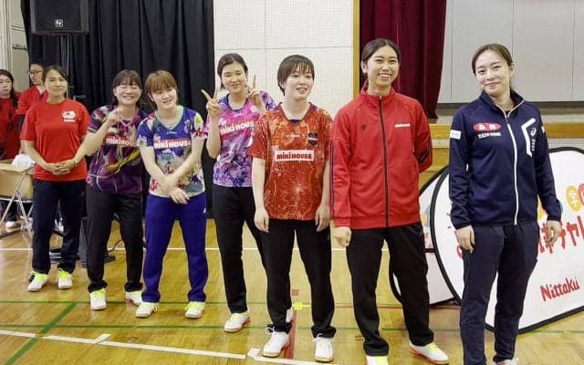 【ニッタク】卓球体験イベント 「遊ぼう！学ぼう！卓球チャレンジ」 石川佳純、佐藤瞳、芝田沙季、橋本帆乃香、大藤沙月、横井咲桜、平野早矢香が参加