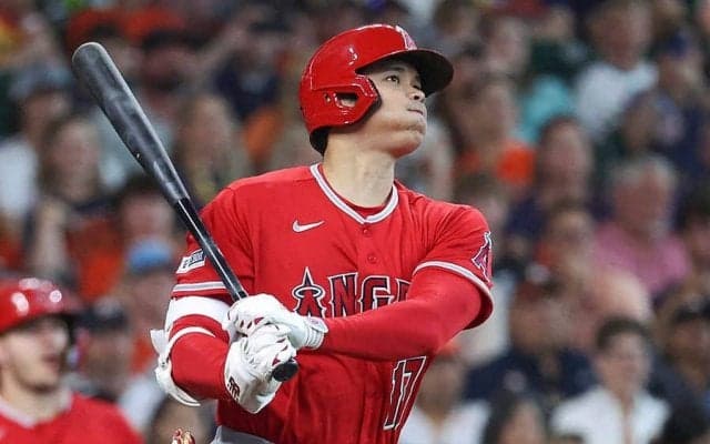 【MLB】大谷翔平、181キロ“弾丸”二塁打で今季最長10戦連続安打　6月入って止まらぬ快音