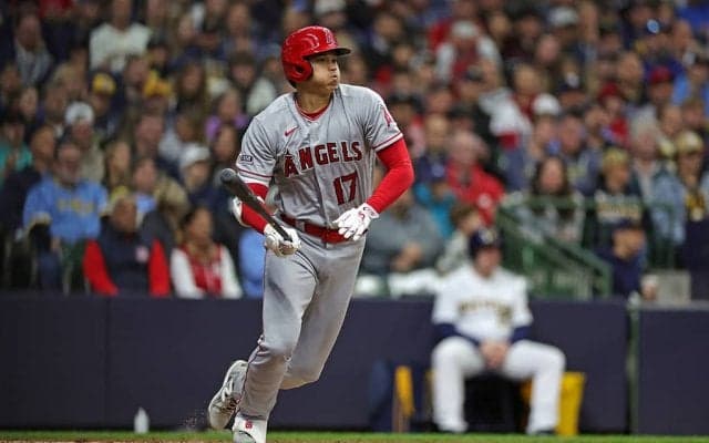 【MLB】大谷翔平、初回は本塁打級181キロ弾丸二塁打でチャンスメーク　実況「ユニコーンによる二塁打だ」と興奮