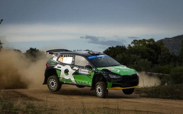 WRCサルディニアでクラッシュのガス・グリーンスミス、ERCリエパヤの参戦を断念