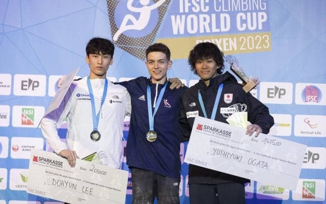 緒方良行が3位で今季初の表彰台！【IFSC ボルダーワールドカップ ブリクセン】