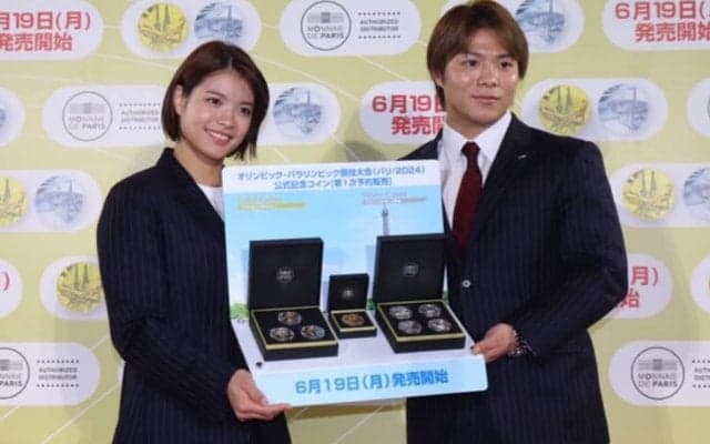 【柔道】阿部一二三、記念コイン発表会で「メダル集めてます」と笑い誘う　詩はパリ有観客開催に「声援で盛り上がる」と期待