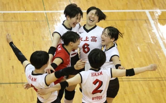 高いブロックがそろう氷上が失セット0で優勝 川釣監督は「一暴れできれば」と本戦へ手応え【インターハイ兵庫予選（女子）】