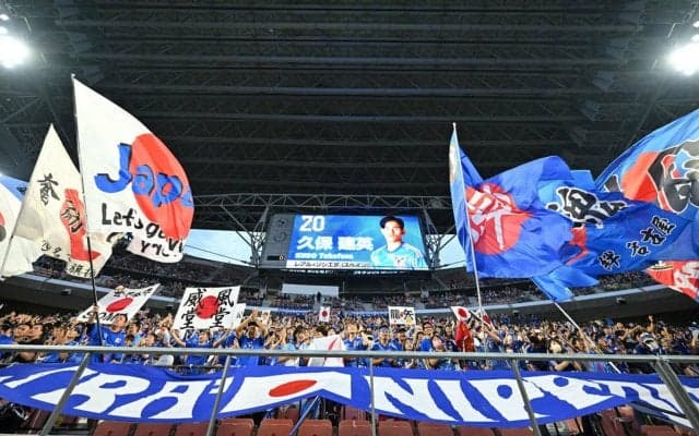 「サポの中で一番可愛い」「女神」と応援姿が大反響！ 「ミスマガジン2023」ベスト16・千葉祐夕さんが日本代表戦を“本拠地”で観戦