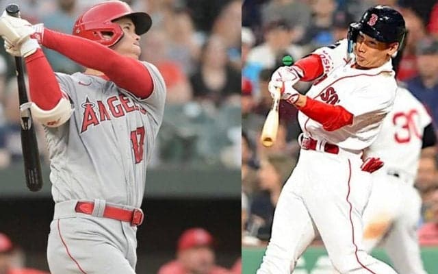 【MLB】絶好調の大谷翔平と4安打復調の吉田正尚　3割超えの2人に高まるイチロー、松井秀喜以来の“偉業”