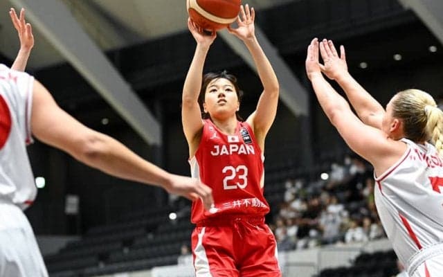 日本代表の先発ガードを務めた山本麻衣「自分たちのペースで40分間戦うことができるように」
